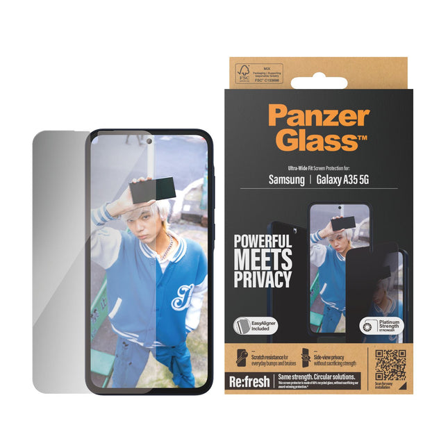 PanzerGlass Samsung Galaxy A35 - Ultra-Wide Fit Privacy