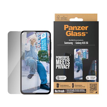 PanzerGlass Samsung Galaxy A55 - Ultra-Wide Fit Privacy