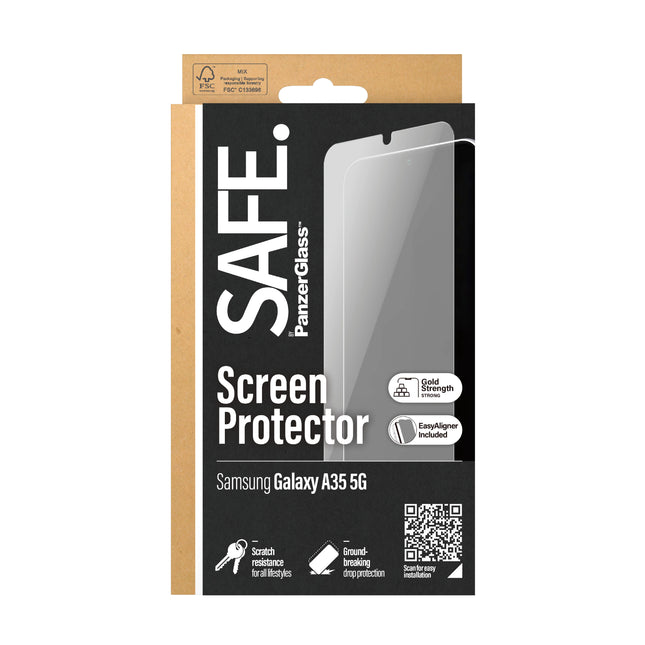 SAFE. By PanzerGlass Samsung Galaxy A35 - Ultra-Wide Fit
