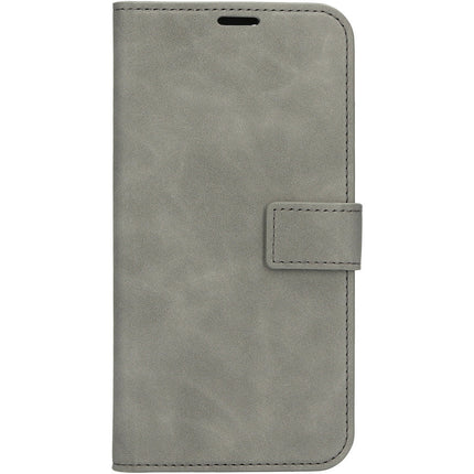 Mobiparts Classic Wallet Case Apple iPhone 14 Pro max Grijs