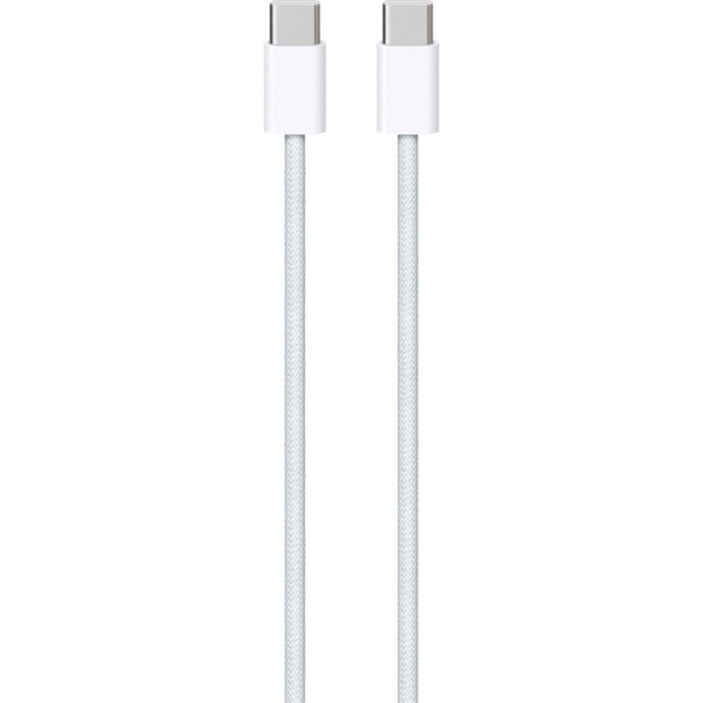 Apple USB-C naar USB-C Nylon Kabel Wit 2x USB-C