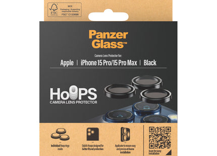 PanzerGlass Hoops Camera Lens Protector Apple iPhone 15 Pro/15 Pro Max