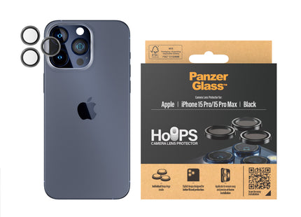 PanzerGlass Hoops Camera Lens Protector Apple iPhone 15 Pro/15 Pro Max