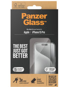 PanzerGlass Apple iPhone 15 Pro - Ultra-Wide Fit met EasyAligner