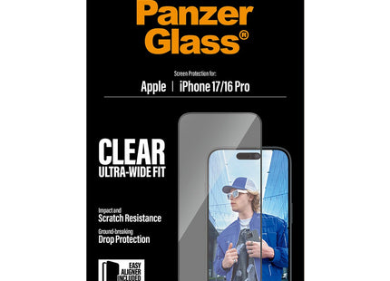 Panzerglass Apple iPhone 17/16 Pro | Ultra-Wide Fit