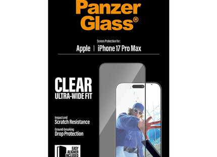 Panzerglass Apple iPhone 17 Pro Max | Ultra-Wide Fit