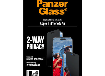 Panzerglass Apple iPhone Air Privacy | Ultra-Wide Fit