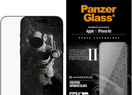 Panzerglass Ceramic II Apple iPhone Air | Ultra-Wide Fit