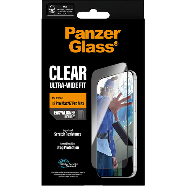 Panzerglass Apple iPhone 18 Pro Max | Ultra-Wide Fit