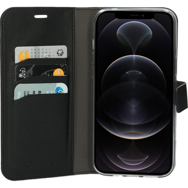 Mobiparts Classic Wallet Case Apple iPhone 12 Pro Max Zwart