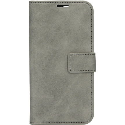 Mobiparts Classic Wallet Case Apple iPhone 14 Pro Grijs