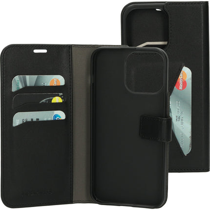 wallet case iphone 15 pro max zwart