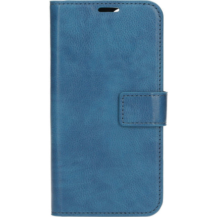 Wallet case iphone 15 blauw
