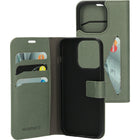 iPhone 15 pro wallet case groen