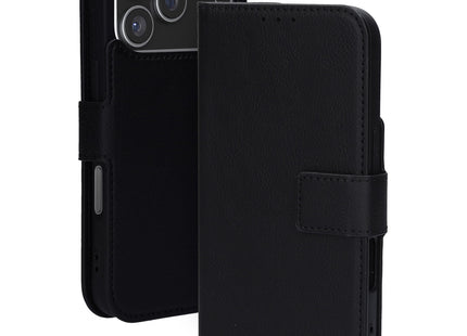 Mobiparts Classic Wallet Case Apple iPhone 17 Pro Zwart (MagSafe Compatible)