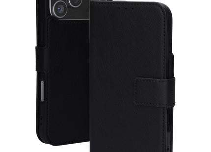 Mobiparts Classic Wallet Case Apple iPhone 17 Pro Max Zwart (MagSafe Compatible)