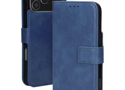 Mobiparts Classic Wallet Case Apple iPhone 17 Pro Max Blauw (MagSafe Compatible)