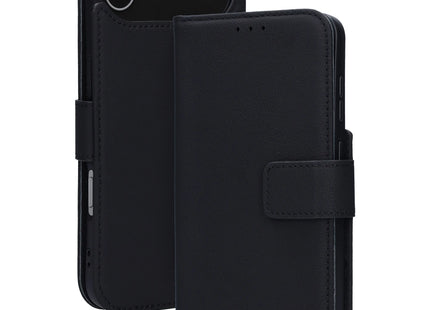 Mobiparts Leather Wallet Case Apple iPhone Air Black (MagSafe Compatible)