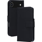Mobiparts Leather Wallet Case Apple iPhone Air Black (MagSafe Compatible)