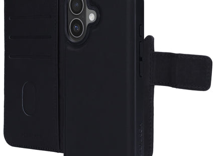 Mobiparts Leather 2 in 1 Wallet Case Apple iPhone 17 Zwart