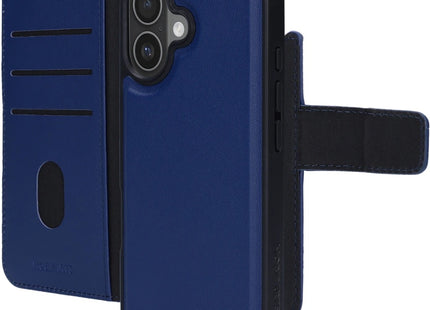 Mobiparts Leather 2 in 1 Wallet Case Apple iPhone 17 Blauw