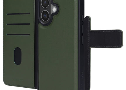 Mobiparts Leather 2 in 1 Wallet Case Apple iPhone 17 Groen