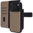 Mobiparts Leather 2 in 1 Wallet Case Apple iPhone 17 Pro Taupe
