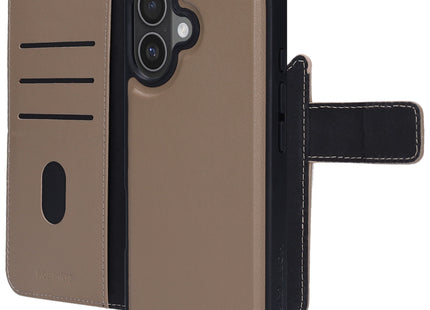 Mobiparts Leather 2 in 1 Wallet Case Apple iPhone 17 Taupe