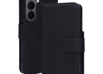 Mobiparts Leather Wallet Case Samsung Galaxy S26 Zwart