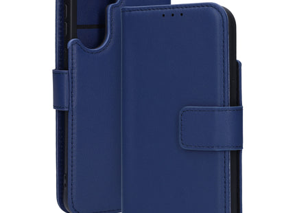 Mobiparts Leather Wallet Case Samsung Galaxy A37 Blauw