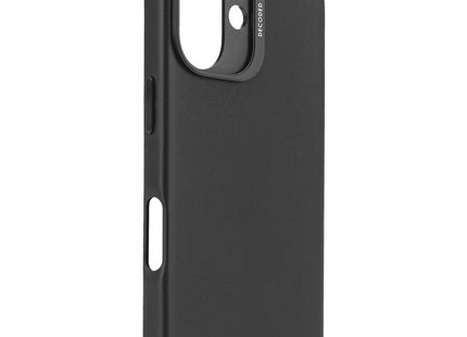 Decoded Leather Backcover Apple iPhone 16 Zwart