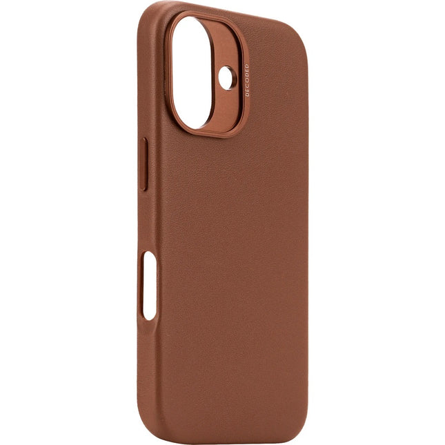 Decoded Leather Backcover Apple iPhone 16 Bruin