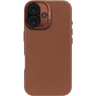 Decoded Leather Backcover Apple iPhone 16 Bruin