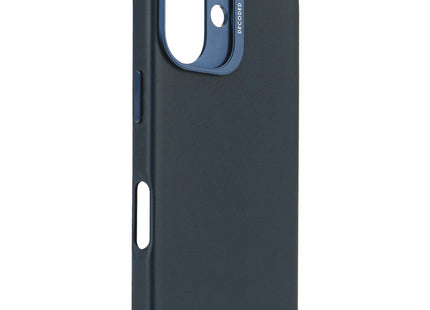 Decoded Leather Backcover Apple iPhone 16 Blauw