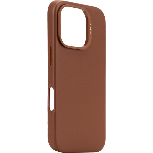 Decoded Leather Backcover Apple iPhone 16 Pro Bruin