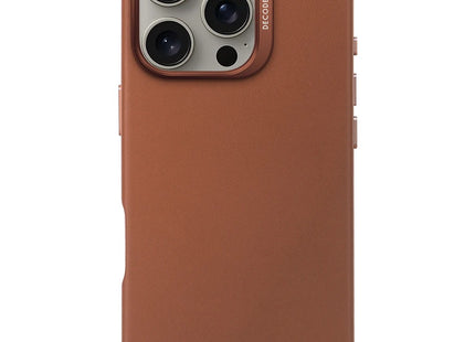 Decoded Leather Backcover Apple iPhone 16 Pro Bruin