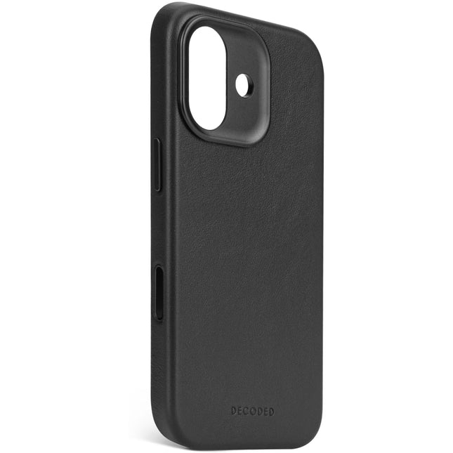 Decoded Leather Backcover Apple iPhone 17 Zwart