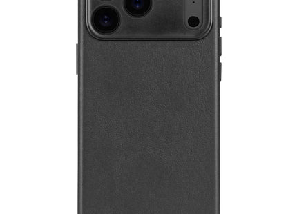 Decoded Leather Backcover Apple iPhone 17 Pro Zwart
