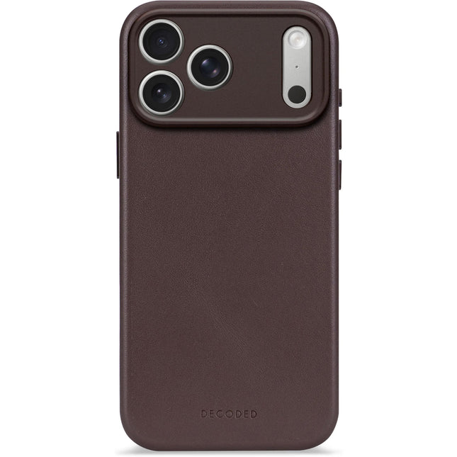Decoded Leather Backcover Apple iPhone 17 Pro Bruin