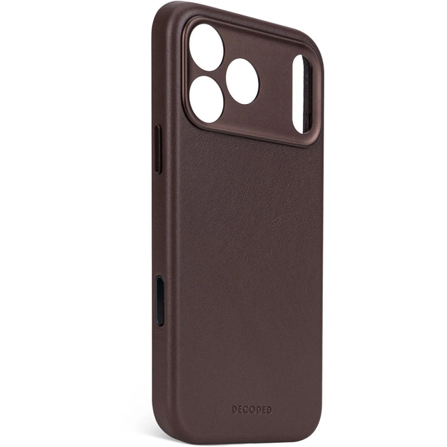 Decoded Leather Backcover Apple iPhone 17 Pro Max Bruin