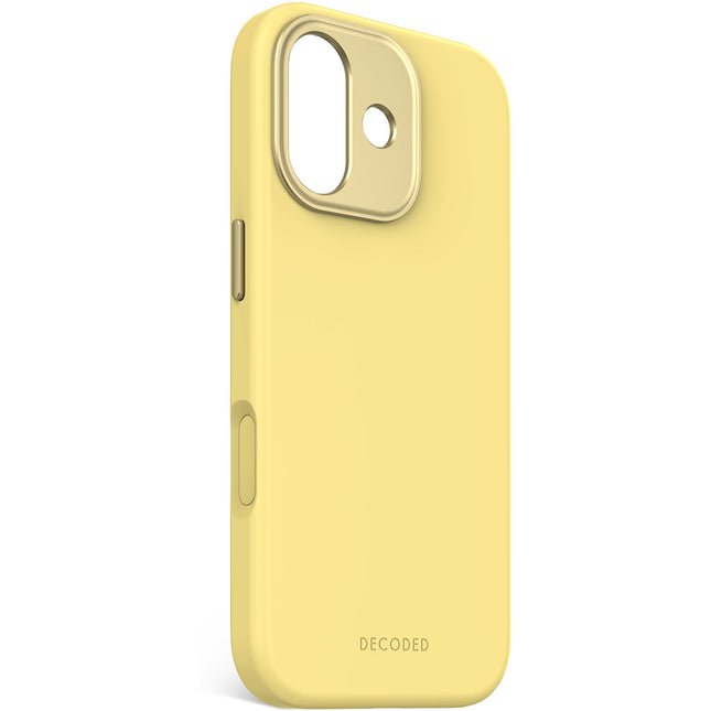 Decoded Silicone Backcover Apple iPhone 17 Geel