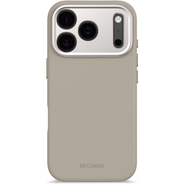Decoded Silicone Backcover Apple iPhone 17 Pro Taupe