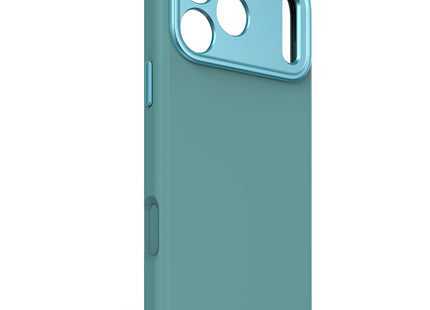 Decoded Silicone Backcover Apple iPhone 17 Pro Max Retro Blauw