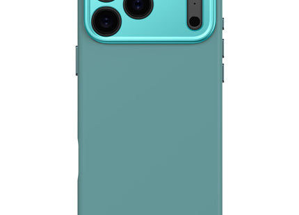 Decoded Silicone Backcover Apple iPhone 17 Pro Max Retro Blauw
