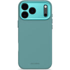 Decoded Silicone Backcover Apple iPhone 17 Pro Max Retro Blauw