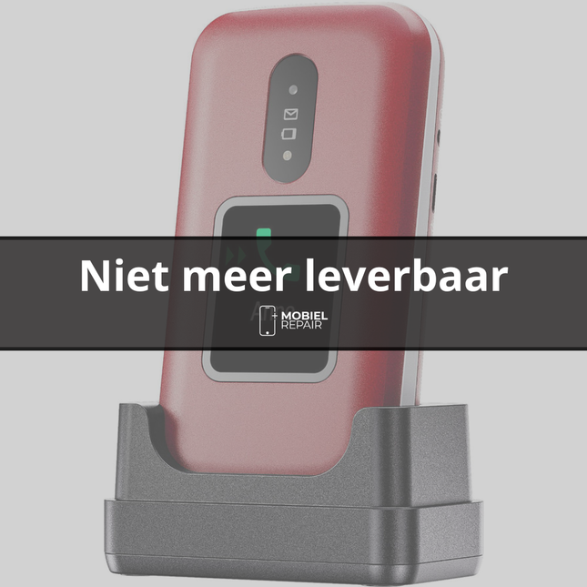 Doro 2880 4G Rood/Wit met Oplaaddock