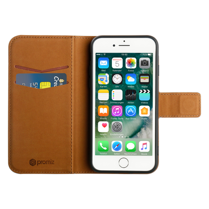 Promiz Wallet Case Grijs Apple iPhone 8 / SE 2020 / SE 2022