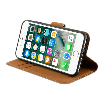 Promiz Wallet Case Grijs Apple iPhone 8 / SE 2020 / SE 2022