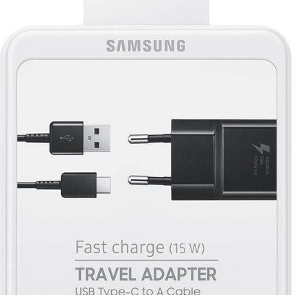 Samsung 15W Oplader met USB-C kabel Zwart
