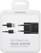 Samsung 15W Oplader met USB-C kabel Zwart